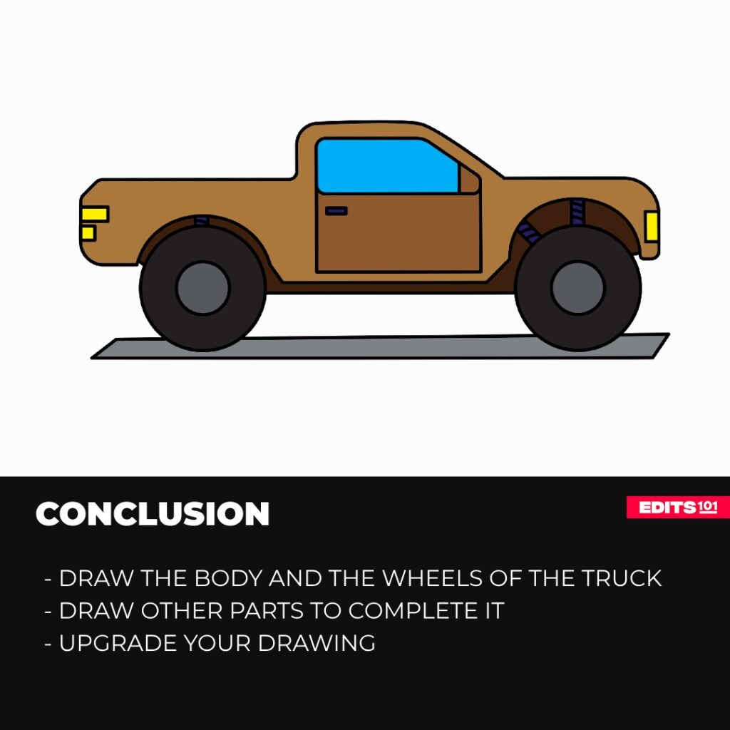 How to draw a trophy truck
