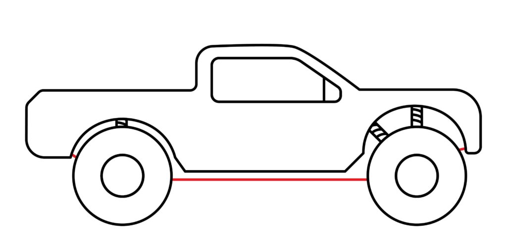 How to draw the down part of the body