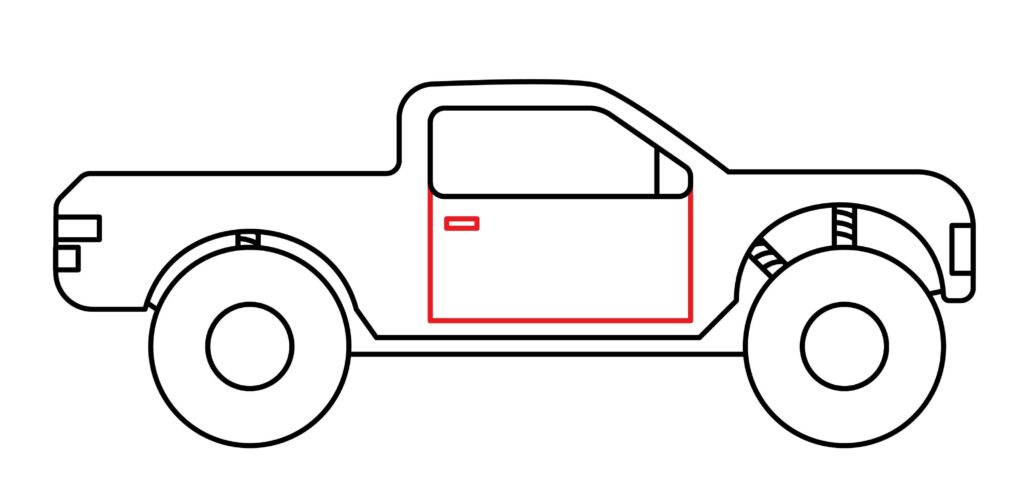 How to draw the door